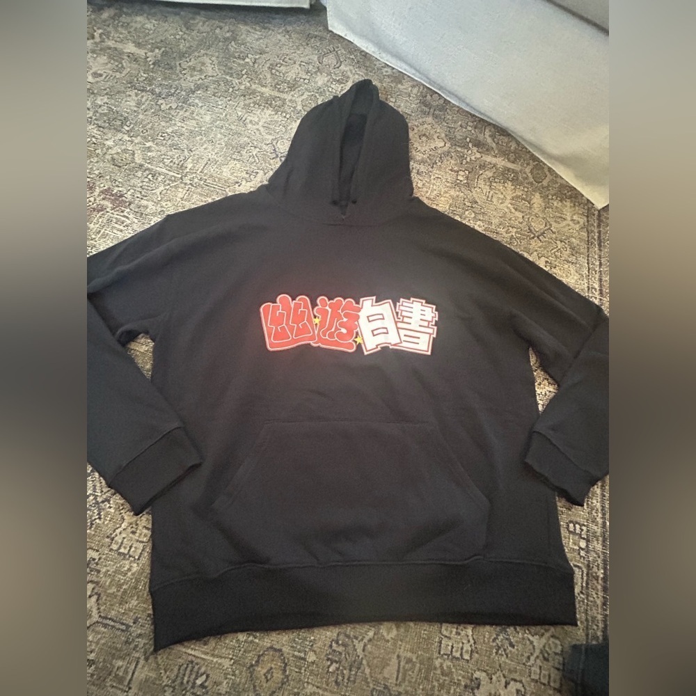 NWOT Crunchyroll Animae Black Graphic Hoodie - Picture 5 of 8
